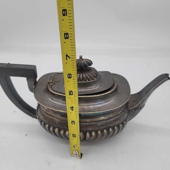 Vintage Gorgeous Sheffield Silver Plate Coffee Pot Teapot EPNS  England Art Deco - Picture 3 of 11
